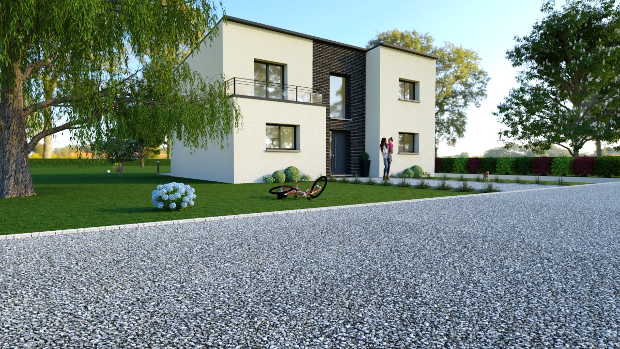Construction maison sur mesure design monopente